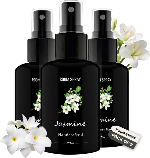 605Products - Jasmine Air Freshener Spray - Room Spray for Home, Bathroom, and Bedroom - Long Lasting Odor Eliminator with Essential Oils and Natu...