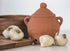 Fox Run Garlic Keeper, Terra Cotta, Red, 4.25 x 5.25 x 5.25 inches...