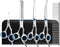 Dog Grooming Scissors for Dogs with Safety Round Tips, 6 in 1 Dog Scissors for Grooming, Curved Dog Grooming Scissors,Professional Pet Grooming Sh...