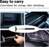 2 PCS Car Rearview Mirror Wiper Telescopic Auto Mirror Squeegee Cleaner 98cm Long Handle Car Cleaning Tool Mirror Glass Mist Cleaner (Black & Red)...