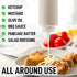 Zulay 2-Pack Squeeze Bottles for Sauces & Condiments - 17oz Squirt Bottles with Small Pointed Nozzle and Cap - BPA-Free, Leak-Proof, Reusable Plas...