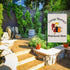 PXTIDY Funny Drinking Garden Flag Group Therapy Practiced Here Drinking House Yard Flag Beer Outdoor Decoration Flag Group Therapy Home Decor...