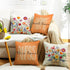 Throw Pillow Covers 18x18 Set of 4 Spring Summer Pillow Covers Floral Farmhouse Cushion Cases for Sofa Couch Living Room Outdoor Home Decor...