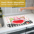 Summer Gnomes Dish Drying Mat 18x24 Inch ,Watermelon Fruit Buffalo Plaid Kitchen Dry Mats with Loop Absorbent Foldable Dishes Pad for Sink Counter...