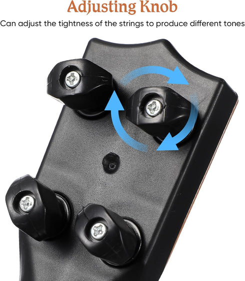 Kisangel 1pc Wooden Kids Ukulele Toy Toddler Guitar Classical Instrument Ukulele Musical Toy for Preschool Children ( Light Brown )...