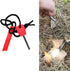 Pocket Chainsaw With Paracord Handle Survival Chain Saw Magnesium Fire Starter 20.5/32.6 Inches Garden Handle Hand Saw with Sharp Teeth Emergency ...