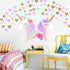 Unicorn Wall Decal,Large Size Unicorn Wall Sticker Decor for Gilrs Kids Bedroom Birthday Party...