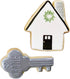 Real Estate Cookie Cutters 2-Pc. Set Made in USA by Ann Clark, House, Key...