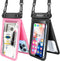 Niveaya Double Space Waterproof Phone Pouch - 2 Pack, Waterproof Phone Lanyard Case with iPhone 15/14/13/12 Pro Max up to 7", Phone Dry Bags for V...