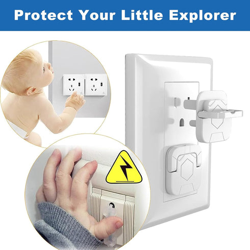 Outlet Covers Baby Proofing Plug - 60 Pack Socket Safety Plug Covers Electrical Outlets Cover Child Proof Protectors for Kids Home Safety 3-Prong ...
