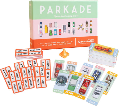 Parkade Board Game - Word Games and Parking Cars - Party Game for Friends and Family Game Night - 5-15 Minutes for 3-13 Players...