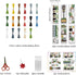 FREEBLOSS 6 Set Bookmark Cross Stitch Kits Stitch Bookmark Cross Stitch Kits with Instructions Cartoon Cat Pattern Punch Needle Kit for Beginners ...