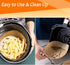 100 PCS Air Fryer Liners Disposable, Parchment Paper Liners for Air Fryer Basket, Air Fryer Sheets Round for Baking, Air Fryer Accessories...