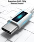 USB C Headphones Wired Earbuds with Microphone HiFi Stereo Deep Bass Noise Cancelling Multiple Music Sound Effects In Ear Earphones for Live Singi...