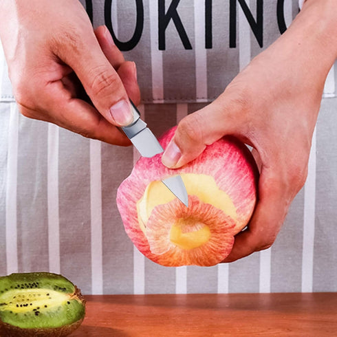 Paring Knife,all Steel Foldable Fruit Knife,fruit Knife Small of Exquisite,small and Easy to Carry,suitable for Most Types of Vegetables and Fruit...