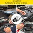 Broken Bolt Remover, Stud Extractor Tool to Locks and Removes 1/4-Inch to 1/2-Inch Rounded Studs, Hexagonal Flat - Suitable for Rust, Painted, Dam...