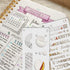 Journal Stencil Set for Dotted Journals, Journalling Supplies/Accessories Kit Includes Daily/Weekly/Monthly Calendars, Icon, Chart, Numbers,Shape...