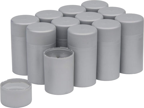 North Mountain Supply Twist-N-Seal Capsules - Pack of 12 - Silver...