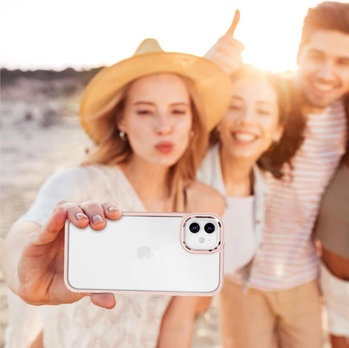 ULAK Compatible with iPhone 12 Case Clear, iPhone 12 Pro Cover Transparent Bling Soft TPU Women Girls Shockproof Protective Phone Case Designed fo...