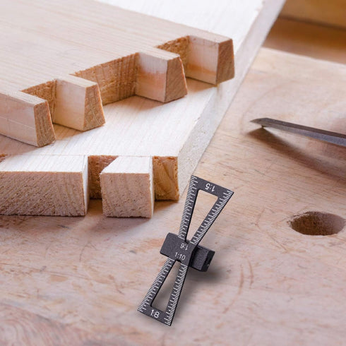 POWERTEC 71515-P2 Dovetail Marker Guide – Woodworking Hand Tool for Precision Cutting and Dovetail Joint Making, 2 PK...