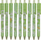 Maydahui 12PCS Green Matcha Frog Gel Pens Cute Cartoon Animal Pen Retractable Printing Pens Black Ink for Office School Party...