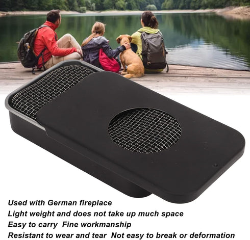 Outdoor Alcohol Stove, Alcohol Fuel Stove, Portable Lightweight Mini Windscreen Camping Alcohol Stove for Outdoor Camping, Black, Alcohol Stove Ca...