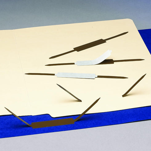 Smead Self-Adhesive Fastener, 2" Capacity, Brown, 100 per Box (68220)...