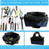 14 Inch Wide Mouth Tool Bag, Oxford Tool Tote Bag for Men, Large Capacity Handbag for Electricians, Multi-function Tool Organizer Pouch Storage Wr...
