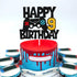 Happy 9th Birthday Cake Topper Game Controller 9s Cake Decoration Level 9s Unlocked Cake Decor Video Play Game Movie Theme Boys Girls Men Women Bd...
