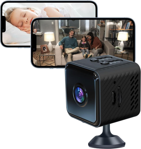 Indoor Camera,Cameras For Home Security Indoor,Security Cameras Wireless,1080P With Motion Detection,Infrared Night Vision,Remote Monitoring,Wirel...
