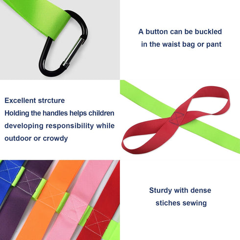 Safety Walking Rope with Colorful Handles for Daycare Teacher and Schools Designed (12 Children and 2 Adults)...