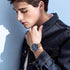 BENYAR Mens Watches Quartz Chronograph Business Luxury Brand Waterproof Wristwatches Fashion Brown Leather Watches for Men...