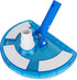 BlueStars Half Moon Transparent Pool Vacuum Head with Bristle - for Vacuum Hose 1-1/4 or 1-1/2’’ - for Inground & Above Ground Pools & Spas - Floo...