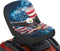 American Flag Eagle Riding Lawn Mower Seat Cover Durable Tractor Seat Cushion,Universal Lawn Tractor Cover Medium Size,Easy to Install...