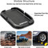 Anti Slip Pad Phone Holder for Car, Reusable Anti Slip Dashboard Pad with Heat Resistant and Damage Free Sticky Silicone Pads for Sunglasses, Keys...