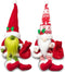 2PCS Christmas Gnomes Decorations for Home Holiday Party Gifts Elf Santa Gnome Ornaments Tiered Tray Decor...