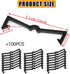 100 Pcs Peg Locks Pegboard Hook Locks Peg Hook Locks Plastic Pegboard Hooks Black Plastic Peg Hook Fixer Pegboard Display Hook Organizer Peg Board...
