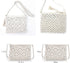 Women Small Cotton Crochet Cross-body Bag Bohemian Shoulder Bag Purse...