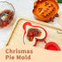 Dough Presser Pocket Pie Molds, Party Potluck Hand Pie Molds, Hand Pie Molds, Apple, Pumpkin And Acorn Shapes 3-Piece (Halloween Set)...