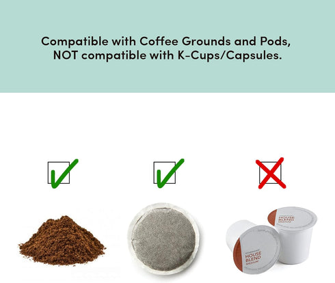 Elite Gourmet EHC113M Personal Single-Serve Compact Coffee Maker Brewer Includes 14Oz. Stainless Steel Interior Thermal Travel Mug, Compatible wit...