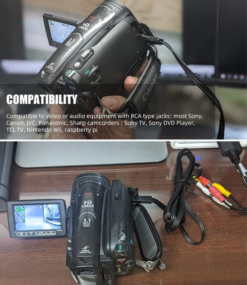 3.5 mm to RCA AV Camcorder Video Cable,3.5mm 18 TRRS Male to 3 RCA Male Plug Adapter Cord for TV,Smartphones,MP3, Tablets,Speakers,Home Theater - ...