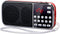 PRUNUS J-189 Bluetooth AM FM Radio, Small Portable Radio - Dual Speaker Heavy Bass, LED Flashlight, Pocket Size, TF Card USB AUX MP3 Player, Recha...