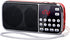 PRUNUS J-189 Bluetooth AM FM Radio, Small Portable Radio - Dual Speaker Heavy Bass, LED Flashlight, Pocket Size, TF Card USB AUX MP3 Player, Recha...