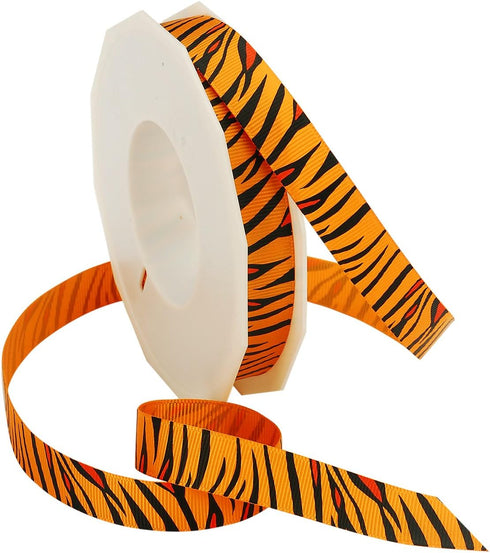 Morex Ribbon Tiger Grosgrain Ribbon, 5/8-Inch by 20-Yard, Orange...