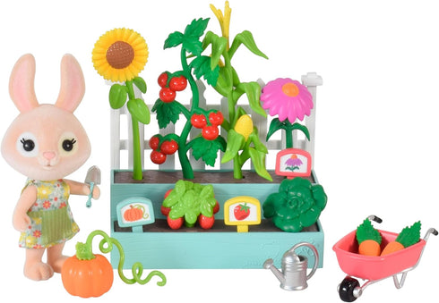 Time to Garden, Complete Set with Miniature Doll Figure, 16 Pieces , Ages 3+...