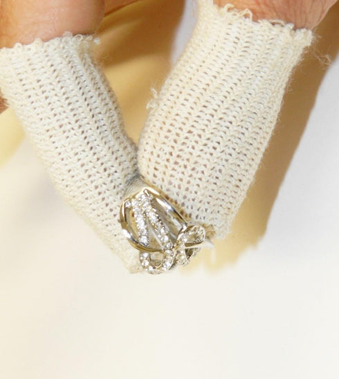 FINGER COTS COTTON GUARDS ELASTIC JEWELRY HANDLING PROTECTION PACK/ 20...