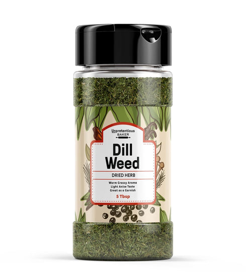 Unpretentious Dill Weed, 5 Tbsp, Light Anise Taste, Garnish...