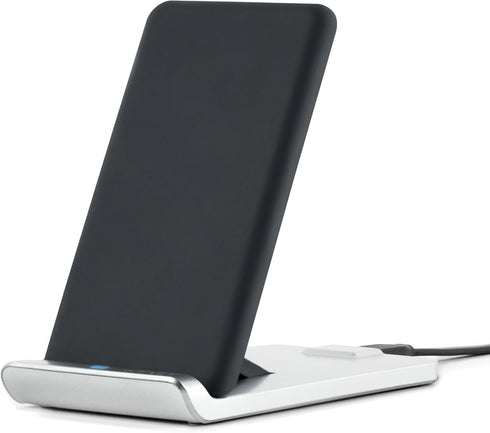 TYLT Fold 10W Wireless Charging Pad and Adjustable Stand (Black), Qi-Certified Wireless Charger for iPhone X, iPhone 8/8 Plus, Samsung 9/S9+/S8/S8...
