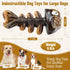 Aggressive Chew Toys Large: Indestructible Tough Dog Toy for Large Dogs, Milk Flavor - Dog Chew Toy for Medium, Large Aggressive Chewers...
