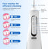 HAI Water Flossers for Adults - Dental Floss with 310ML Tank & 4 Jet Tips - Rechargeable, Waterproof, Portable Water Flossers for Teeth, Braces, B...